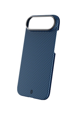 Apple iPhone 17 Air Uyumlu Kılıf M-safe Şarj Özellikli Wiwu Dcc-208 Aramid Armor Kapak Mavi Mavi