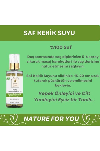 Sera Natura Saf Kekik Suyu 100 ML