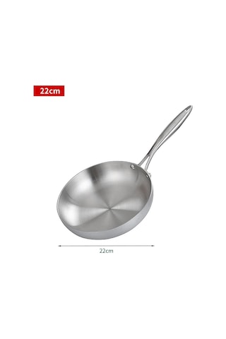 304 Paslanmaz Çelik Tava, Yapışmaz Tava Kızarmış Biftek Pot Gaz Inox