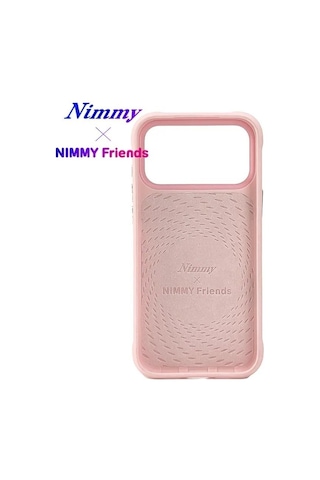 Nımmy Friends 17 Pro 3d Nakış İşlemeli Ragdoll Kedi Desenli Büyük Göz Serisi Metal Çerçeveli Düz Kılıf Pembe Çok Renkli