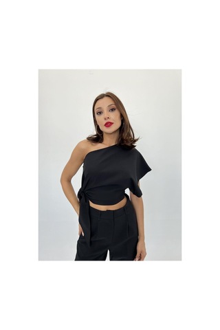 Butik İstanbul 4643 Bluz-siyah Si Yah