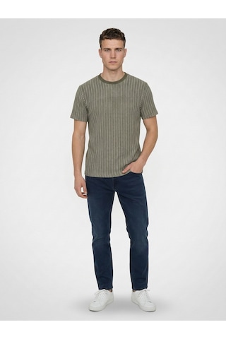 LOFT Regular Fit Erkek Tshirt K.kol Lf2038584 Q1.v1 Haki