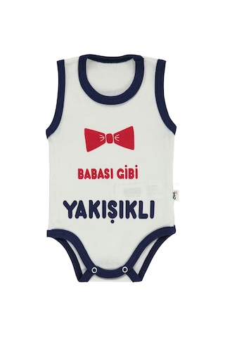 Civil Baby Erkek Bebek Çıtçıtlı Badi 1-18 Ay Lacivert 147672373y31-1 Lacivert