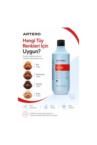 Scarlet Poodle Irkına Özel Renk Arttırıcı Şampuan 300 Ml