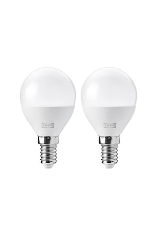 Ikea Solhetta Led Ampul E14, Opal Beyaz, 806 Lm, Reostalı