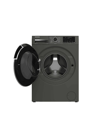 Grundig GPWM 102644 MG 10 KG 1200 Devir Çamaşır Makinesi Koyu Gri