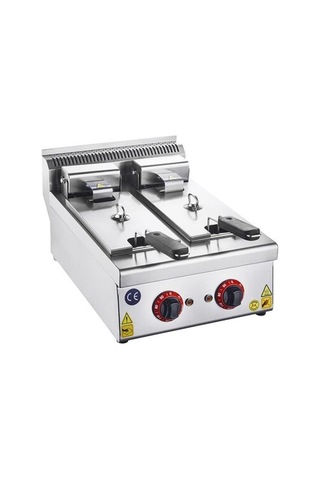 Karacasan Endüstriyel Snack Seri 5+5 Litre Elektrikli Fritöz-74080