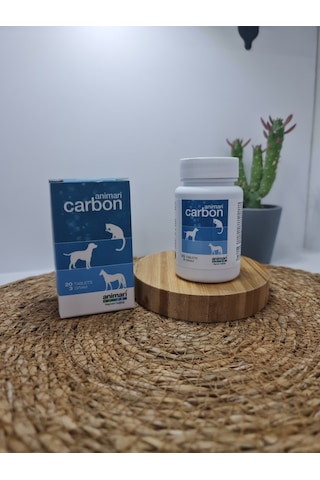Animari Carbon 20 Tablet Kedi Köpek Toksin Zehirlenmelerine Karşı