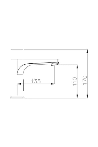 Adell Azure Fotoselli Lavabo Bataryası Krom