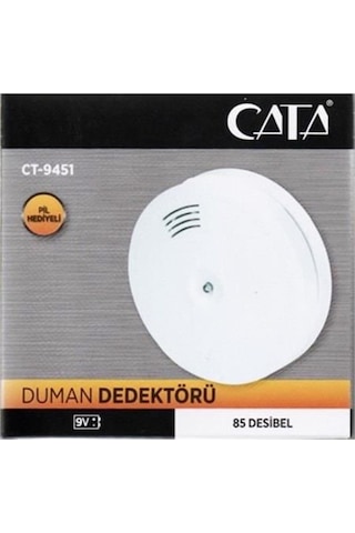 Ct-9451 Duman Dedektörü 9 Volt Pil Dahil Değil