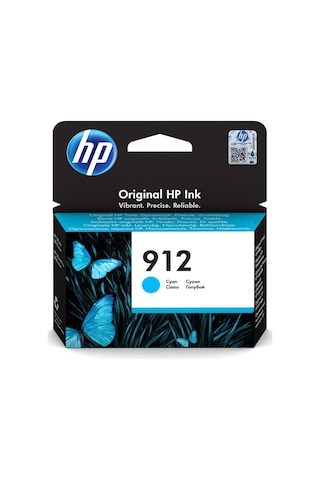 Hp 912 Mürekkep Kartuş Mavi 3yl77ae