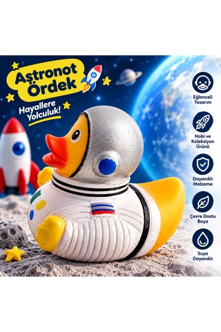 Karakter Tasarım Plastik Ördek Jeep Ördek- Rubber Ördek - Astronot Ördek Diğer