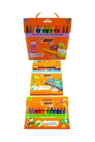 Kırtasiye Ofisi Bic Anaokulu 3 Parça Boya Seti