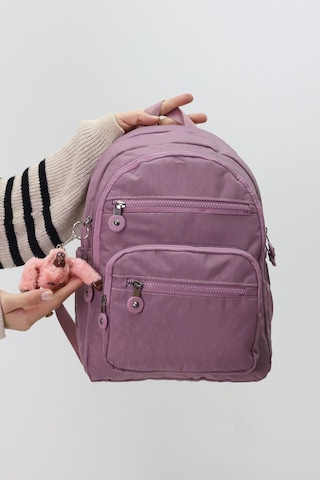 Sevimli Peluş Figürlü Günlük Kadın Sırt Çantası Şık, Kullanışlı, Okula Ve Seyahate Uygun AÇIK PEMBE