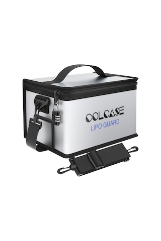 Colcase Lipo Safe Bag - Yanmaz Ve Patlamaya Dayanıklı, Şifreli Kilit, Yükseltilmiş Silikon Kaplı, 11 X 8 X 6,5 İn Çok Renkli