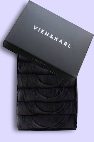 Vien&Karl Erkek Siyah 6'lı Premium Kutuda Pamuk Atlet Vk-siyah-6'lı Kutu Atlet