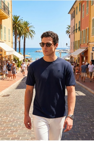 Buratti Erkek T Shirt 5904028 Lacivert Lacivert