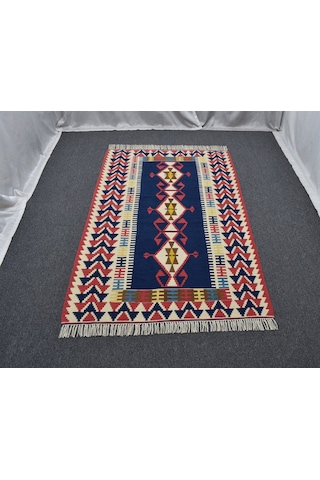 Zehra Abla Halı Yeni El Dokuma Benzersiz Otantik Yağcıbedir Balıkesir Yün Kilim 6923 Çok Renkli