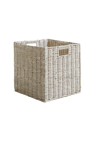 Yıkanabilir Gri Pp Rattan Sepet 33 X 33 X 33 Cm