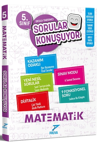 5.sınıf Pruva Matematik Soru Bankası Hediyeli