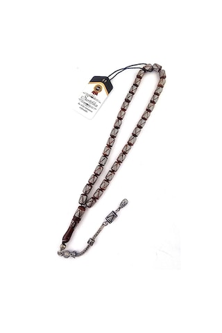 925 Ayar Gümüş Kakmalı 8 X 11 Mm Tane Boıyutlu Özel Usta İşi Kuka Tesbih