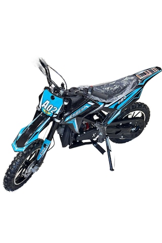 Enbest Benzinli Hidrolik Frenler 7-17 Yaş Çocuk Cros Motoru Yeşil