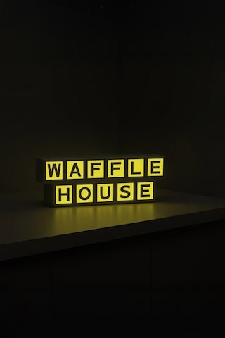 Waffle Evi Tasarımlı Dekoratif Aydınlatma 25x9cm 603-1