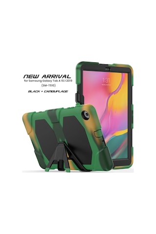 Newface Samsung Galaxy Uyumlu T510 Tab A 10.1 Kılıf Griffin Tablet Kapak Semeglbl - 20 - Kamuflaj