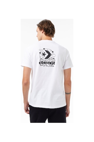 Converse Erkek Beyaz T-shirtcvm5t185