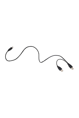 Nayomiglow Çift Usb 2.0 Erkek - Standart B Erkek Y Kablosu 80 Cm Yazıcı, Tarayıcı Ve Harici Sabit Disk Sürücüsü İçin