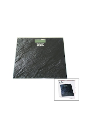 Dijital - Pilli Cam Banyo Baskülü Lcd Ekran - Sıcaklık Göstergeli 180kg/50gr 26x26cm Sinbo Sbs-4450 5580