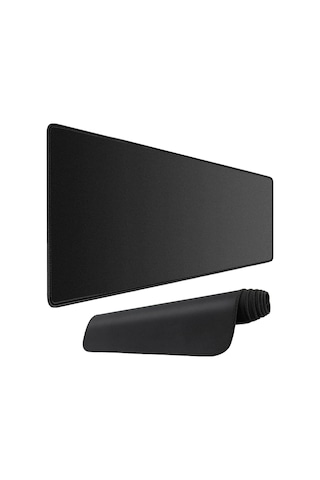 Mouse Pad Siyah Ergonomik Kaymaz Taban Ev,ofis,oyun 90x40