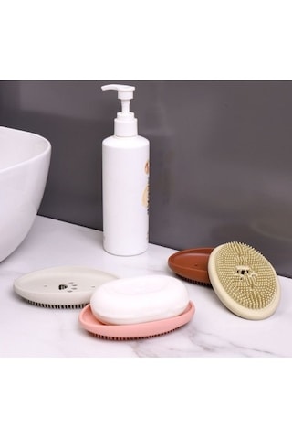 Periboia Silikon Fırça Sabunluk