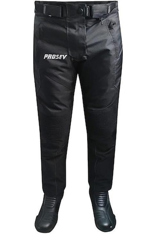 Prosev Lady Classic Kadın Motosiklet Pantolonu 65988 Siyah