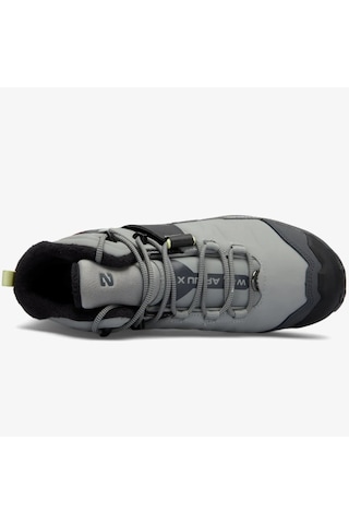 Salomon X Ultra 4 Mid Waterproff Leather Womens Boot Hakiki Deri Su Geçirmez Nefes Alabilen Kadın Bot Gri Gri
