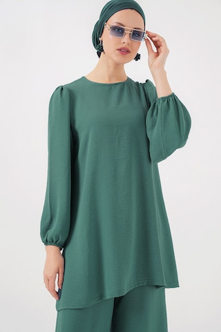 Bigdart Ayrobin Tunik Pantolon Alt Üst Takım 6712 - Mint