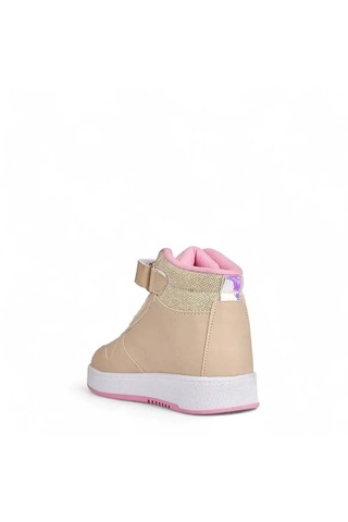 Zacoz Labu Labu Baskılı Kız Çocuk Spor Ayakkabı Sneaker Bej - Pembe