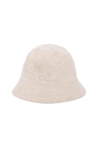 Mavi - Bej Peluş Bucket Şapka 198988-34610 -519506749-
