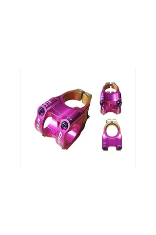 Ovela Bisiklet Gidon Boğazı 31.8mm Pembe-sarı Siyah  - Kırmızı