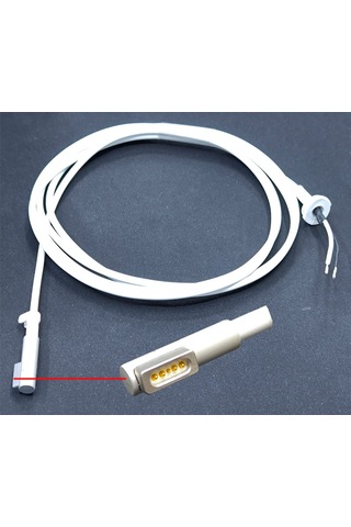 Apple Uyumlu MacBook Magsafe 1 İle L Tipi Adaptör Tamir Kablosu 5 Pimli