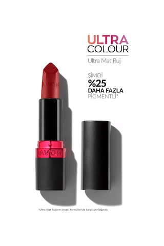 Avon Ultra Mat Ruj Red Supreme