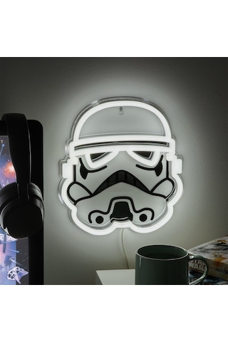 Paladone Stormtrooper Duvar Tipi Neon Lamba Beyaz Ve Siyah