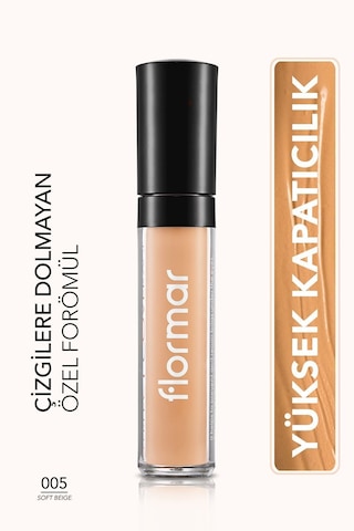 Flormar Likit Kapatıcı - Perfect Coverage Concealer - 005 Soft Beige - 8690604044986