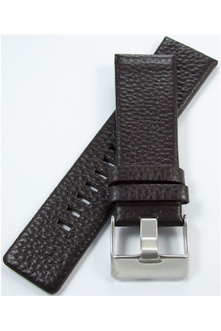 27Mm Koyu Kahverengi Deri Saat Kayışı Diesel Model Saat Kordonu