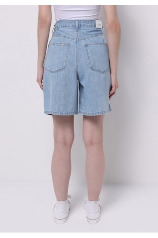 Colin's Colins Loose Fit Yüksel Bel Düz Kadın İndigo Jean Şort Cl1075192 Q1.v1 Dn44391 Denim