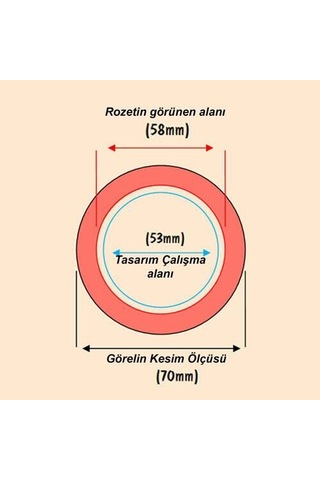 Rozet İğneli 58 Mm Metal Arkalıklı 100 Adet Çok Renkli