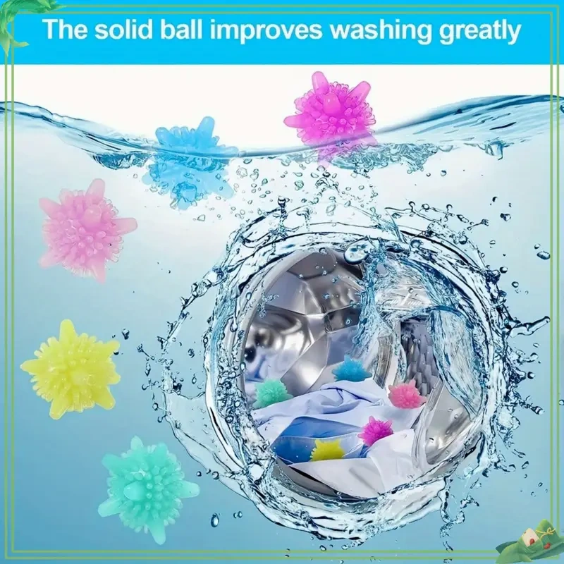 Mucit Home 5 Adet Çamaşır Makine Topu Lekelere Karşı Koruma, Karışıklık Önleme, Düğüm Önleyici Çok Renkli