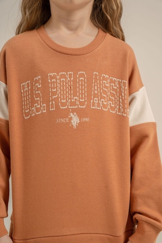 U.S. Polo Assn. Kız Çocuk Baskılı Sarı Uzun Kol Eşofman Takımı Us2704-c-v2 Us2704-c-v2