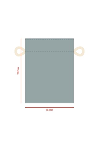 Baghashtag Gri Bez Kese 15 Cm X 20 Cm Çok renkli
