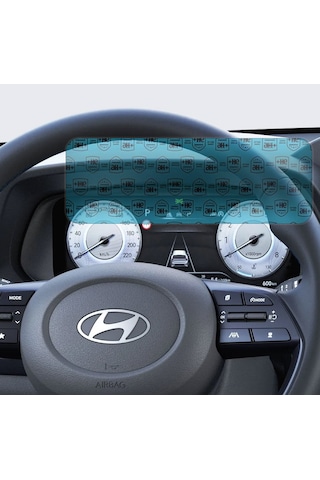Hyundai Bayon Gösterge Paneli Uyumlu Nano Cam Ekran Koruyucu
